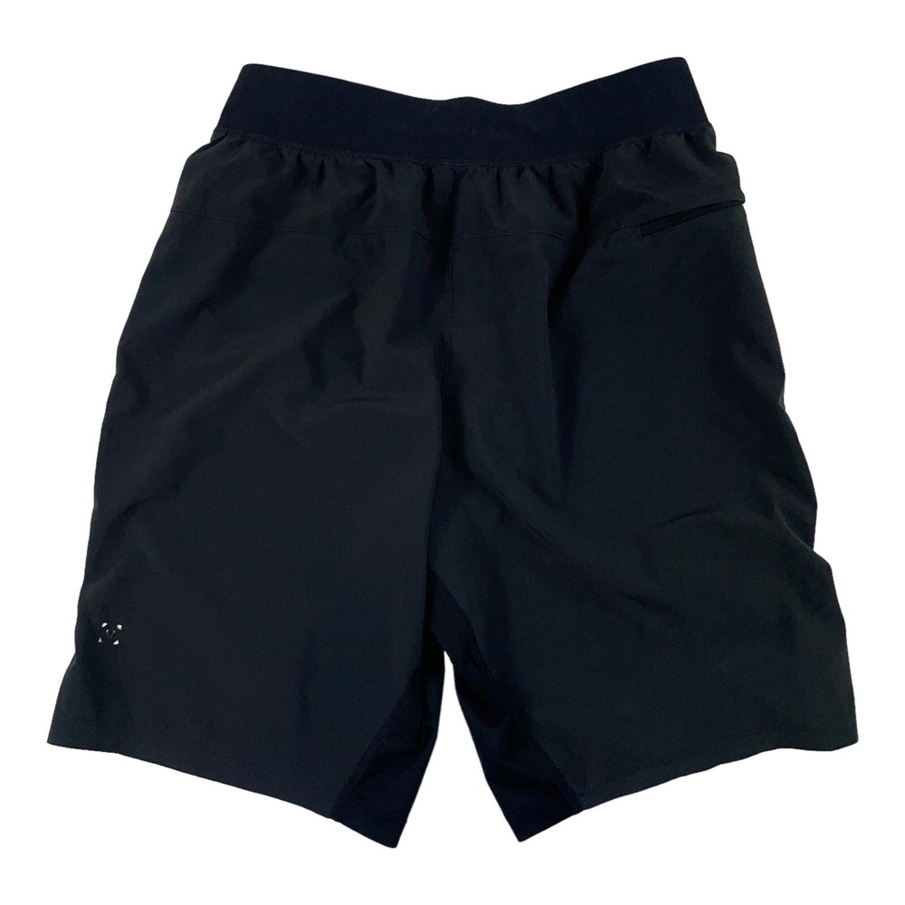 Lululemon Black Performance Drawstring Short‎ Golfer Size Small Excellent - Picture 4 of 6